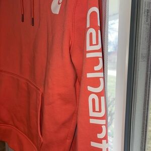 Carhartt Relaxed Fit Hoodie in Bright Orange